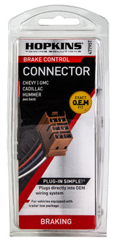 Hopkins 47795T Plug-In Simple Brake Control Connector for Chevrolet/GMC (1999-2007)